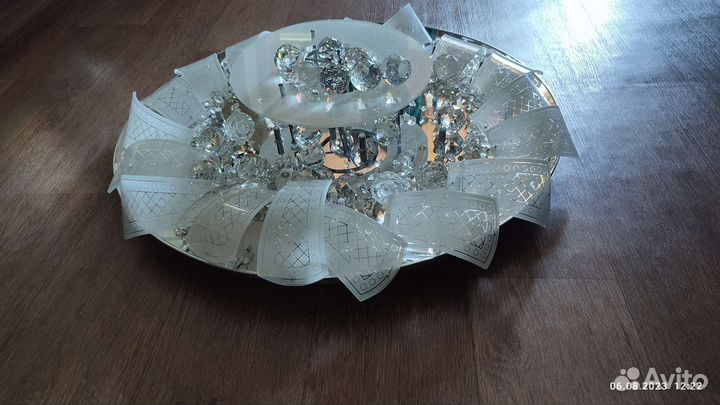 Люстра потолочная светодиодная с пультом