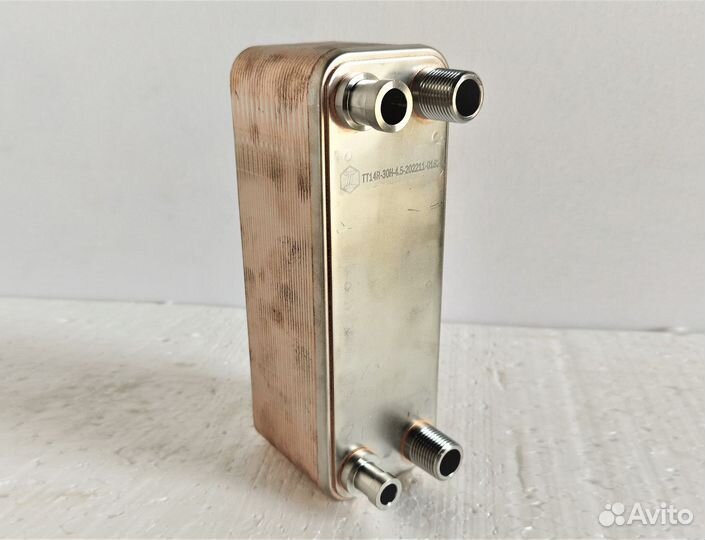 Фреоновый теплообменник тт14R-30 (на тепл.насос)