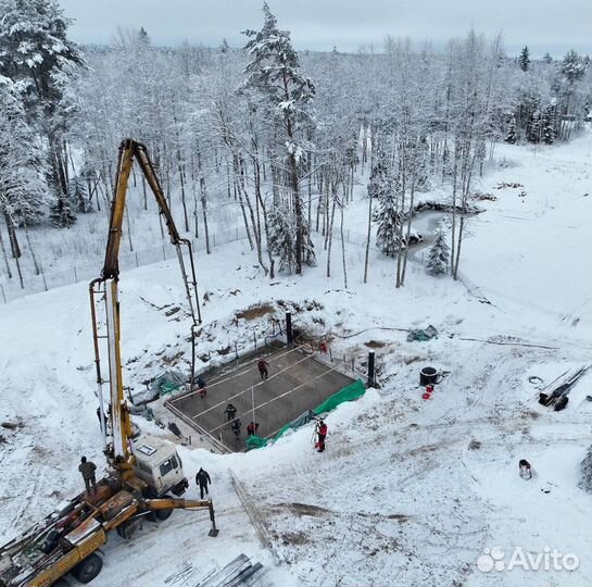 Аренда бетононасоса бетон с прогревом бетона