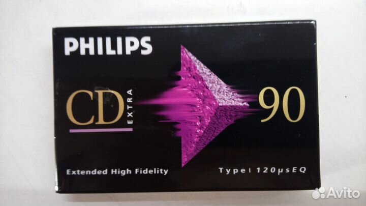 Аудиокассеты запечатанные Philips