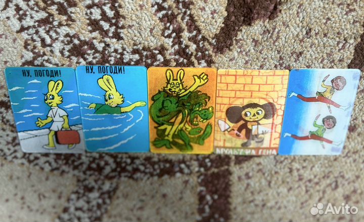 Переливные календарики СССР