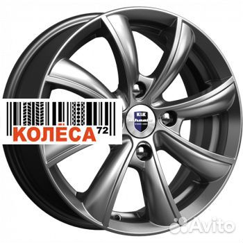 Кик Бриз 6x15 4x100 ET38 Dia67.1 Дарк платинум