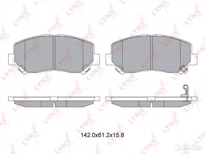 Колодки тормозные mazda CX-5 11- передние