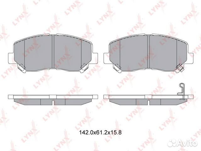 Колодки тормозные mazda CX-5 11- передние