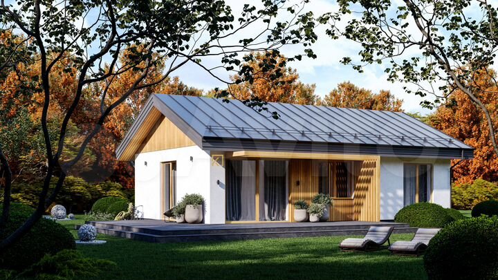 Дом 86 м² на участке 6 сот.