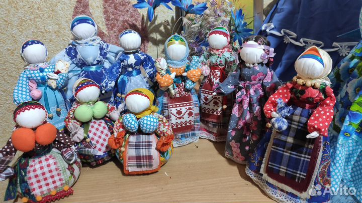 Славянская кукла мотанка Берегиня, Вербница, Трав