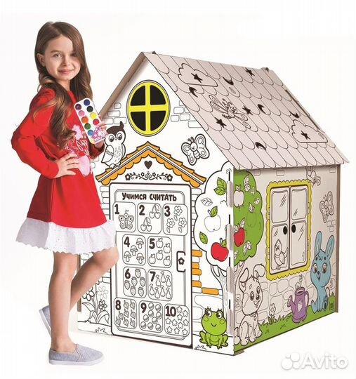 Дом-раскраска