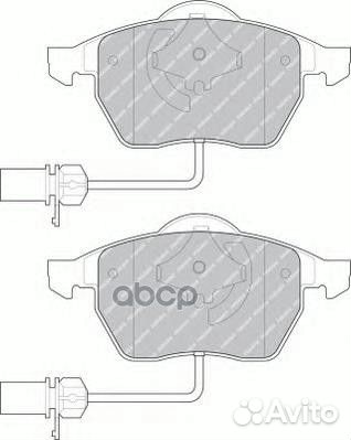Колодки тормозные перед VAG golf IV/passat V/VI
