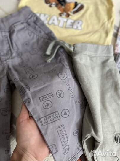 Детские вещи пакетом на мальчика 80 86