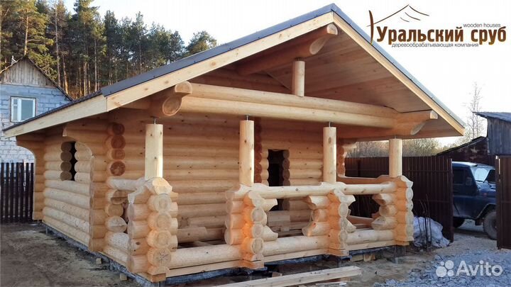 Срубы ручная рубка