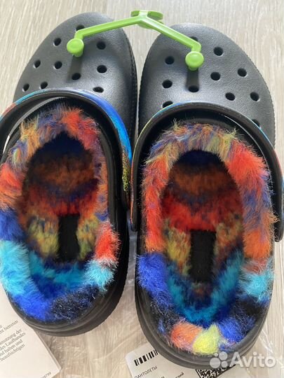 Crocs утепленные новые j1 31-32