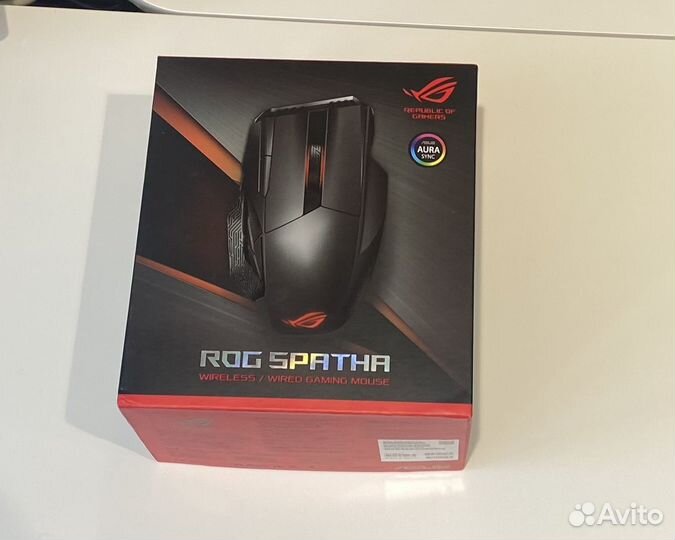 Мышь беспроводная/проводная asus ROG Spatha