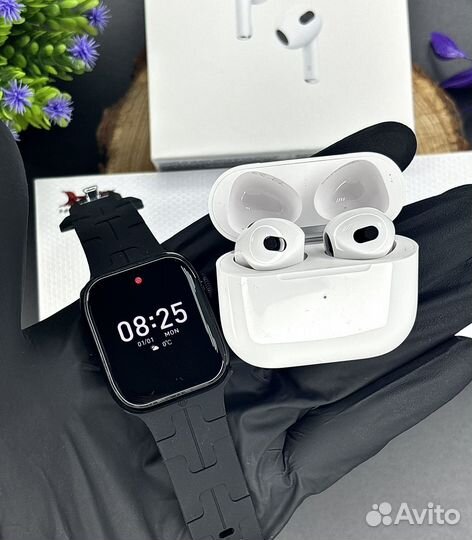 AirPods 3 + Apple Watch 9