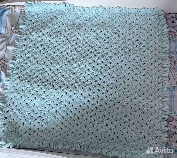 Детский плед плюшевый