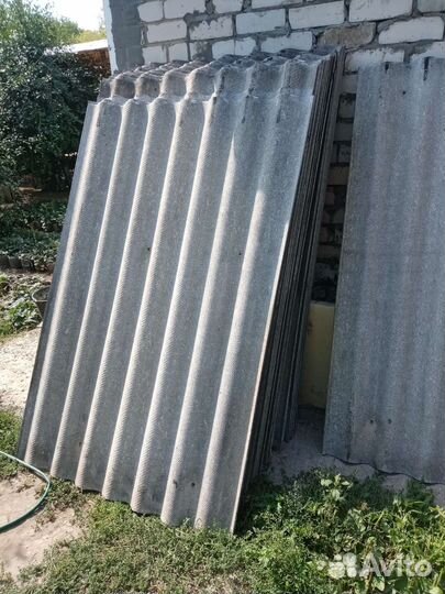 Шифер 7 волновой бу