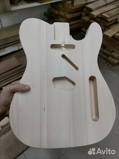 Корпус электрогитары дека фендер телекастер