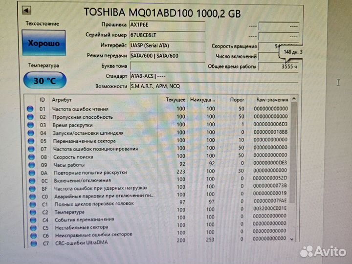 Жесткий диск для ноутбука 1 тб