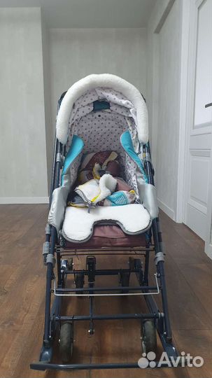 Детские санки коляска