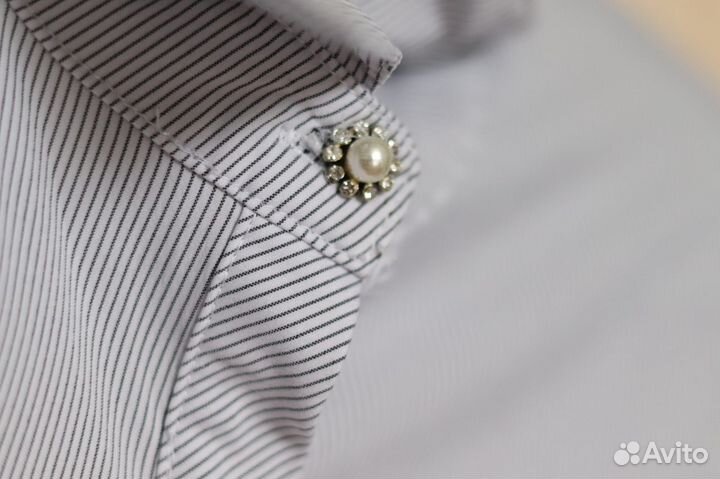 Школьная рубашка для девочки 152 см.Хлопок