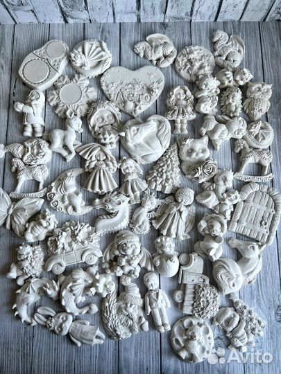 Магниты из гипса