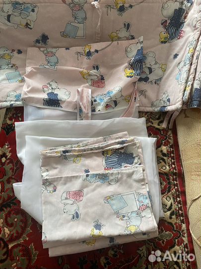 Балдахин в кроватку, бортики