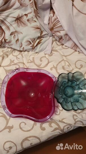 Ваза цветное стекло