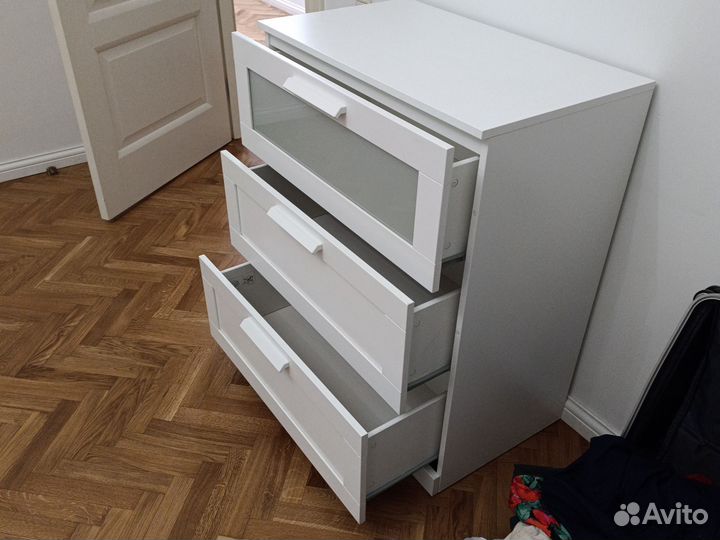 Комод IKEA Бримнэс белый