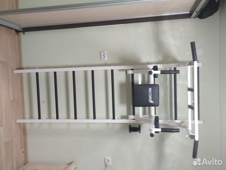 Шведская стенка с турником и брусьями Record