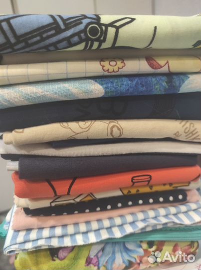 Лоскуты ткани для рукоделия набор 1 кг