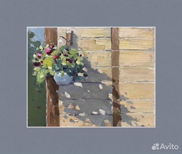 Картина маслом цветы