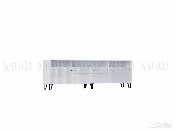 Оливия Тумба тв белый глянец