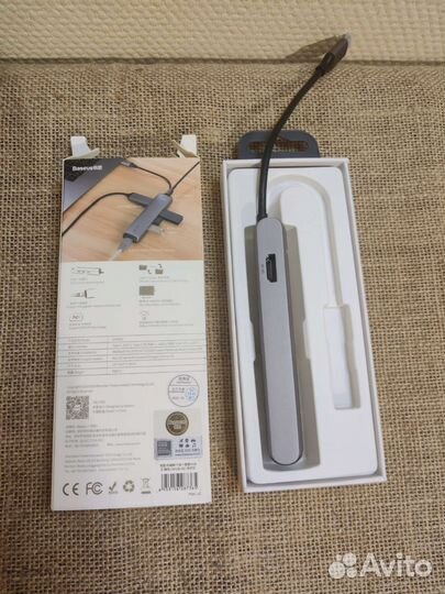 USB 3.0 Хаб hub baseus type-s hdmi