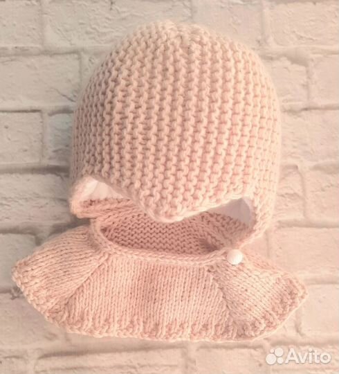 Шапка для новорожденного зима