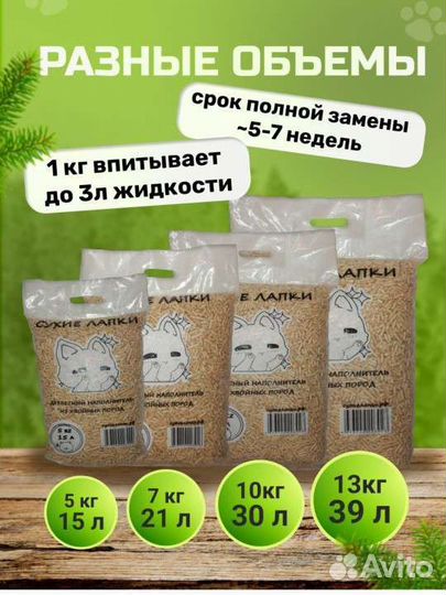 Наполнитель для кошачьего туалета