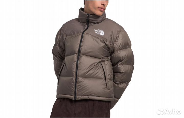 THE north face Nuptse Jacket Men Gray (XL)(92)