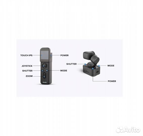 Экшн-камера FeiyuTech Pocket 3 Combo kit