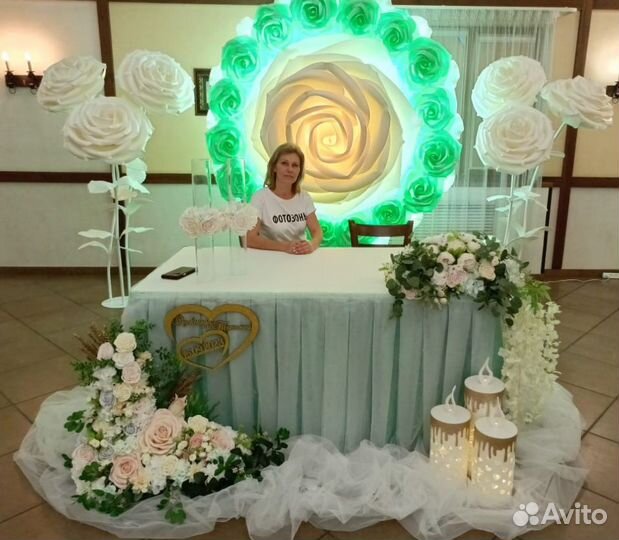 Фотозона на свадьбу Ковров