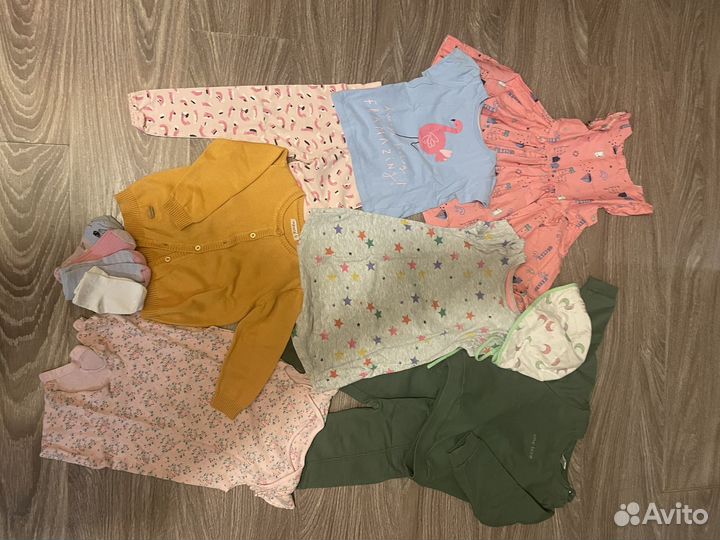 Вещи пакетом для девочки 80-86