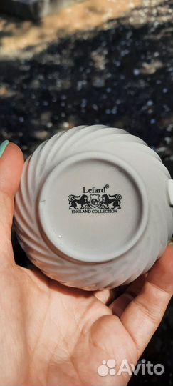 Чайные чашки набор 6шт на подставке