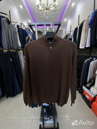 Мужской джемпер кофточка на коротком замке