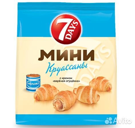 Круассан 7 Дейс (7Days) Мини Вареная Сгущенка 300г купить в Дмитрове ...