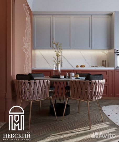 Кухня мдф без ручек