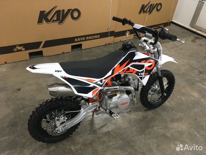 Питбайк kayo mini TS90 кпп полуавтомат