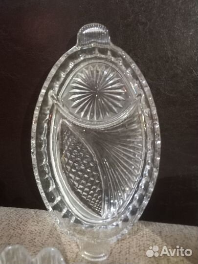 Сервировочная посуда хрусталь, стекло. СССР