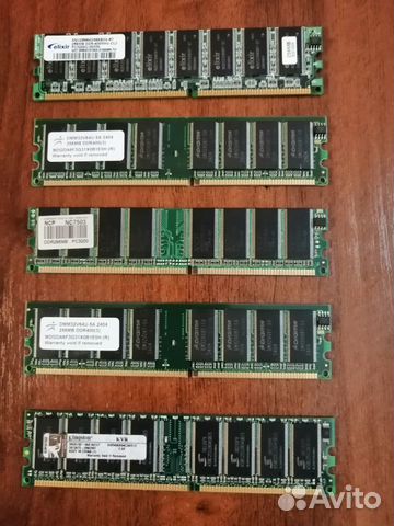 Оперативная память DDR1 256 и 512 мб