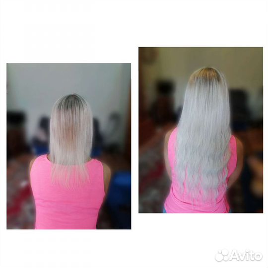 Наращивание волос стандарт, микро, нано