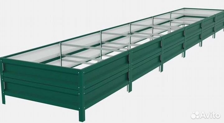 Грядки оцинкованные полимерные