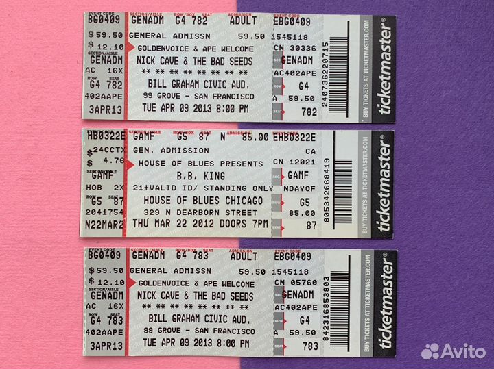 Билеты на Nick Cave & The Bad Seeds B. B. King