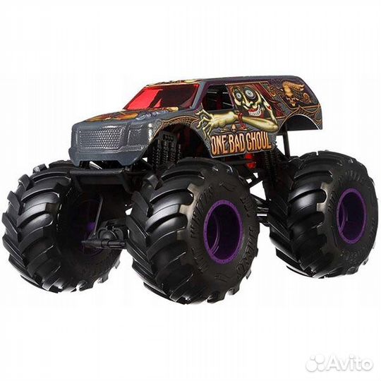 Машинка Hot Wheels Monster Trucks One Bad Ghoul