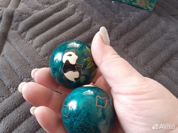 Массажные магнитные шары для рук и пальцев. Китай